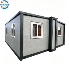 WinFair Foldable Prefab Tiny Villas House Mobile Homes Ready-Made-Container-House for Eco-Resort Villa / Emergency Shelter