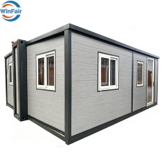 WinFair Foldable Prefab Tiny Villas House Mobile Homes Ready-Made-Container-House for Eco-Resort Villa / Emergency Shelter