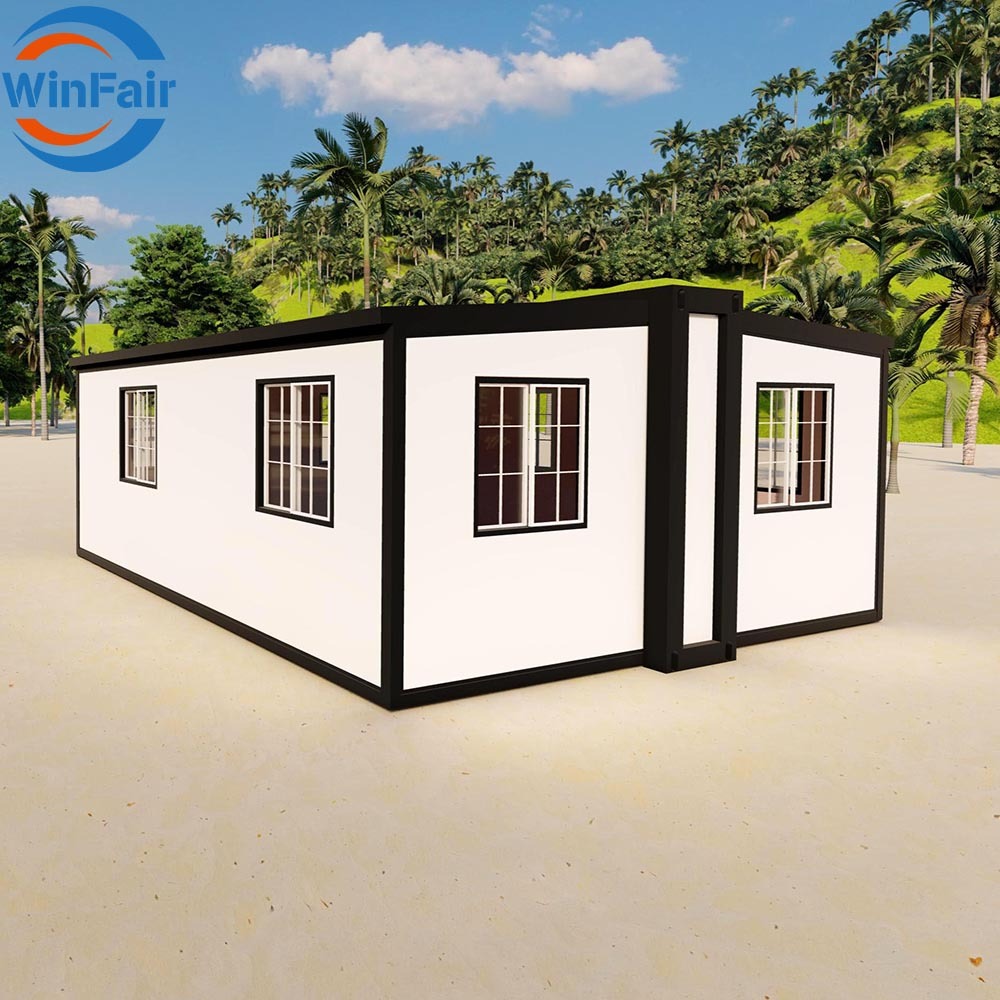 WinFair Luxury Prefab Tiny Modular Expandable Container Office Granny Flat House Home for Seaside Bungalow/Luxury Resort Villa