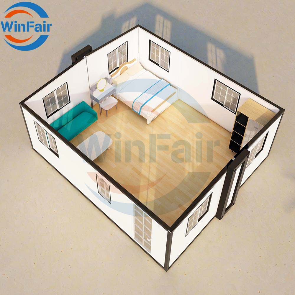 WinFair Low Cost Tiny Foldable Container House Modular Homes Prefabricated Casas Prefrafricadas for Rural Villa/Farmhouse