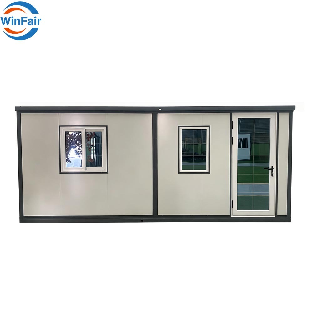 WinFair Prefab Tiny Mobile House Modern Container Luxury Removable Homes Villa for Construction Site Office/Vacation Rental