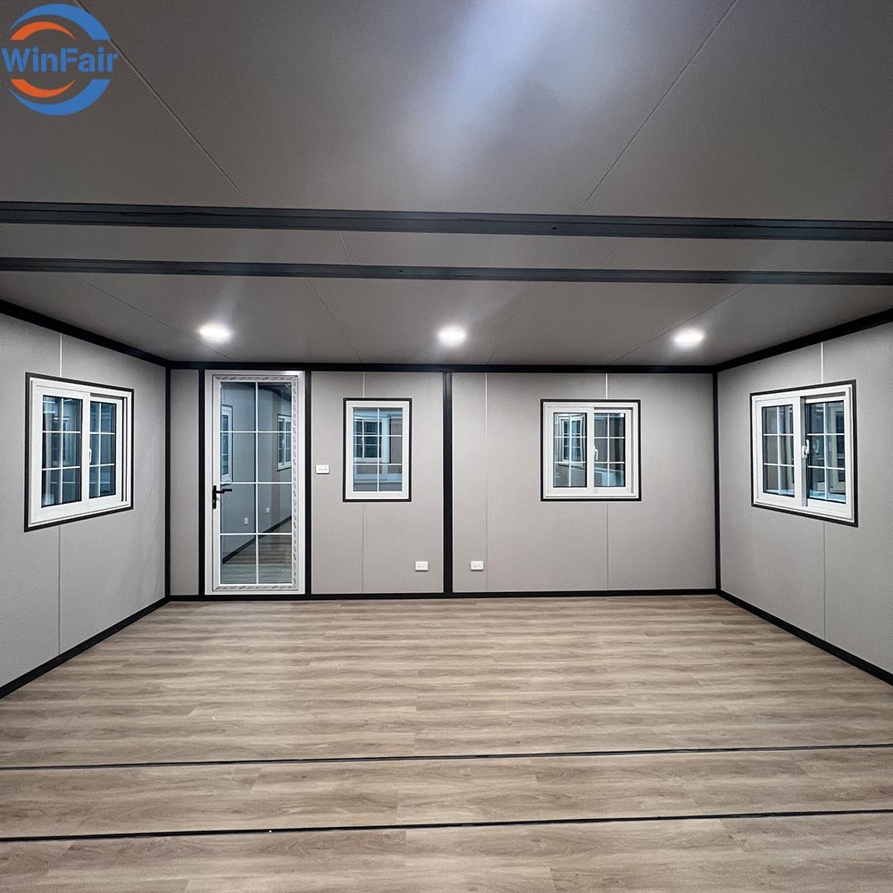 WinFair China Ready Made Prefab Mobile Homes Tiny Expandable Container House for Beachfront Bungalow / Beach House / Vip Lounge