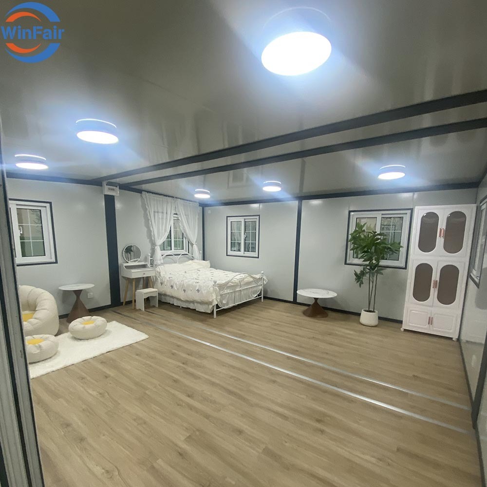WinFair Low Cost Tiny Foldable Container House Modular Homes Prefabricated Casas Prefrafricadas for Rural Villa/Farmhouse