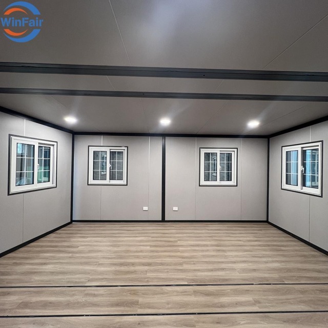 WinFair China Ready Made Prefab Mobile Homes Tiny Expandable Container House for Beachfront Bungalow / Beach House / Vip Lounge