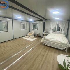 WinFair Luxury Prefab Tiny Modular Expandable Container Office Granny Flat House Home for Seaside Bungalow/Luxury Resort Villa