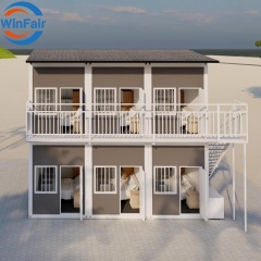 WinFair Price Flat Pack Container House Homes With Toilet for Dormitory Office Camp / Living Container / Casa Container