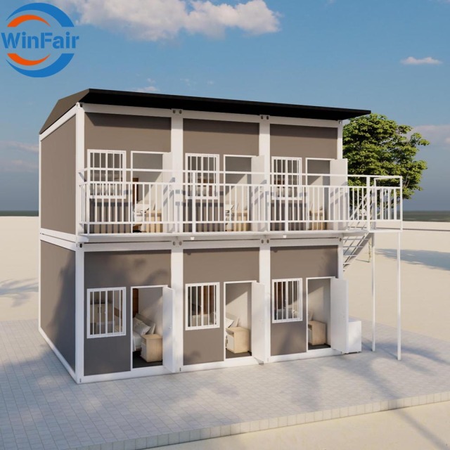 WinFair Australia Flat Pack Mobile Container House With Bathroom Prefabricated Granny Flat for Temporary Housing / Shelter