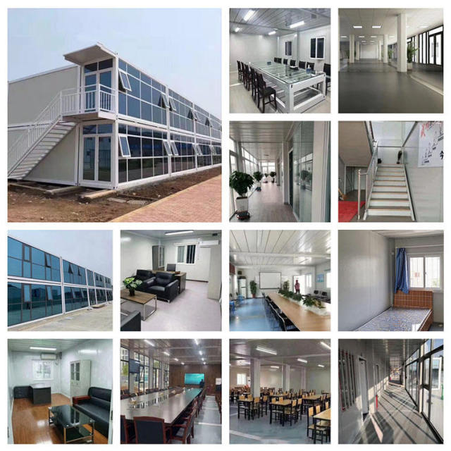 WinFair Low Cost Flatpack Prefab Modular Tiny 20Ft Container House With Bathroom for Worker Camp / Labor Camp / Resort Villa