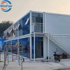WinFair Australia Flat Pack Mobile Container House With Bathroom Prefabricated Granny Flat for Temporary Housing / Shelter