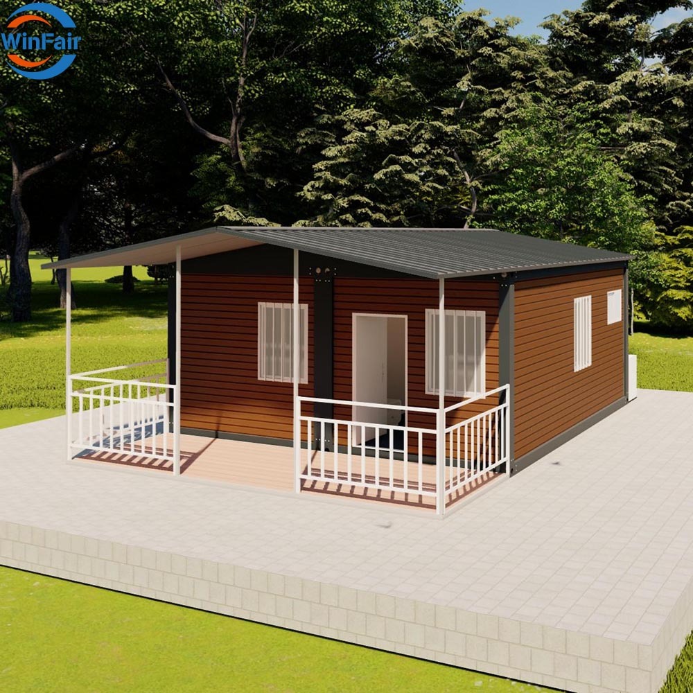 WinFair Wholesale Price Portable 20Ft Prefab Detachable Container Houses for Vacation Rental/Rural Farmhouse/Eco-Resort Villa