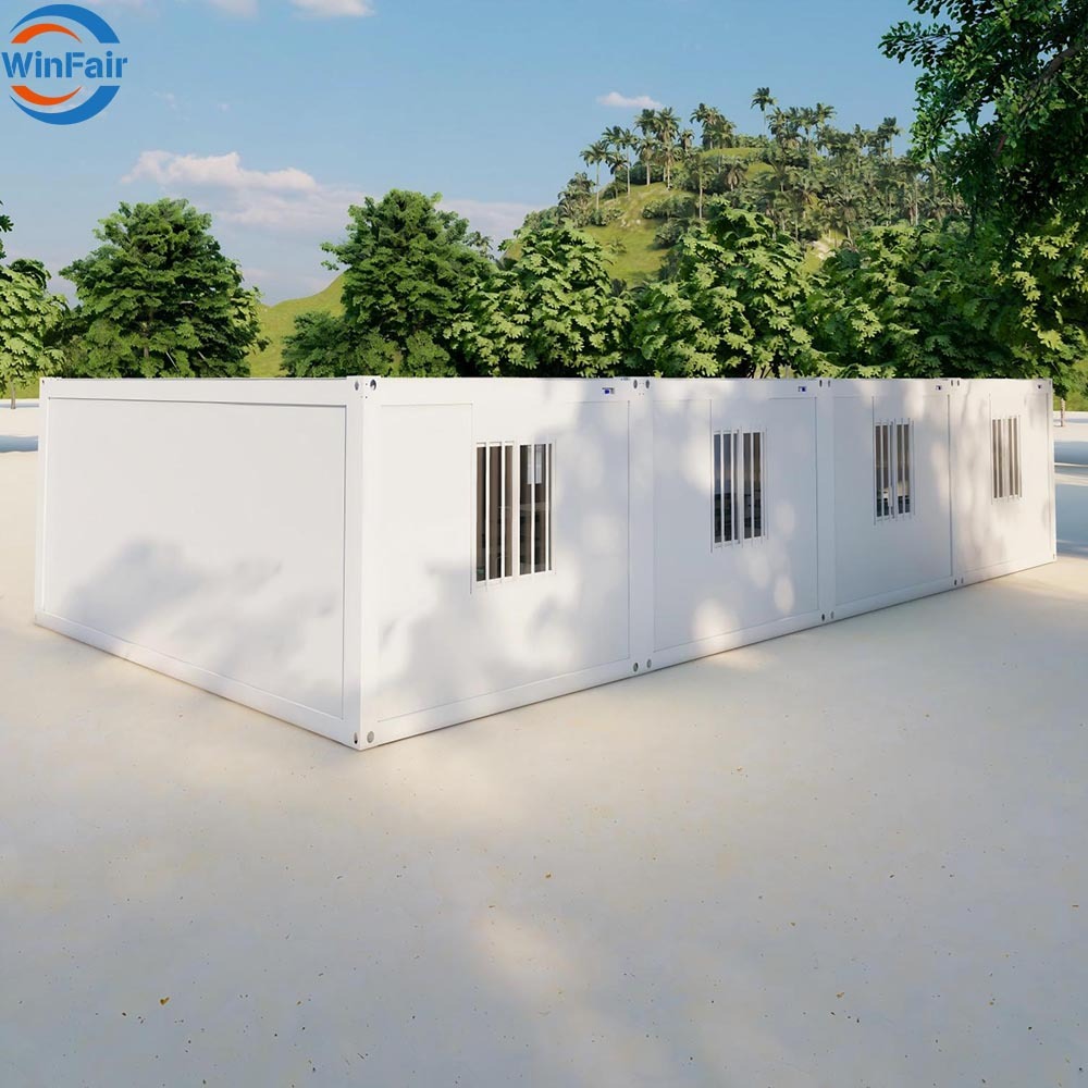 WinFair Luxury 20Ft Foldable Modular Prefab Container House Casas Prefrafricadas for Emergency Shelter/Disaster Relief Housing