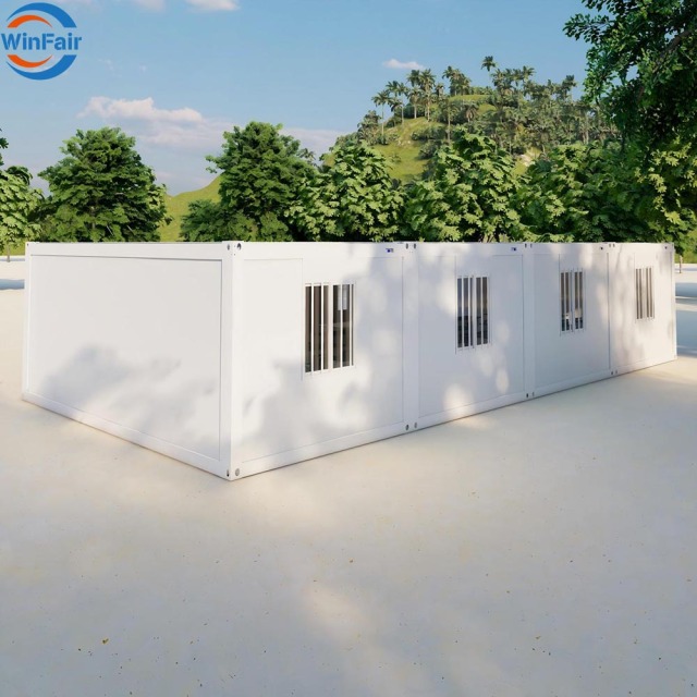 WinFair Luxury 20Ft Foldable Modular Prefab Container House Casas Prefrafricadas for Emergency Shelter/Disaster Relief Housing
