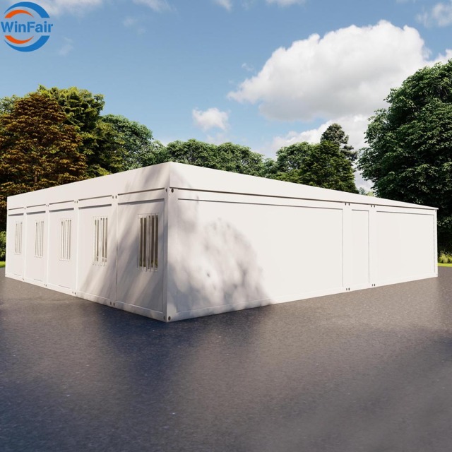 WinFair Luxury Flat Pack Folding Container Prefabricated Modular House Homes for Granny Flat/Mobile Clinic/Health Center