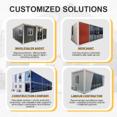 WinFair Low Cost Portable 20Ft Prefab Folding Container House for Classroom / Portable School/Portable Classroom/Mobile Library
