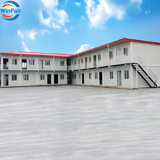 WinFair Low Cost Prefabricated Detachable Living 2 Bedroom Container House for Self-Built Villa/Residential Home/Eco-Lodge
