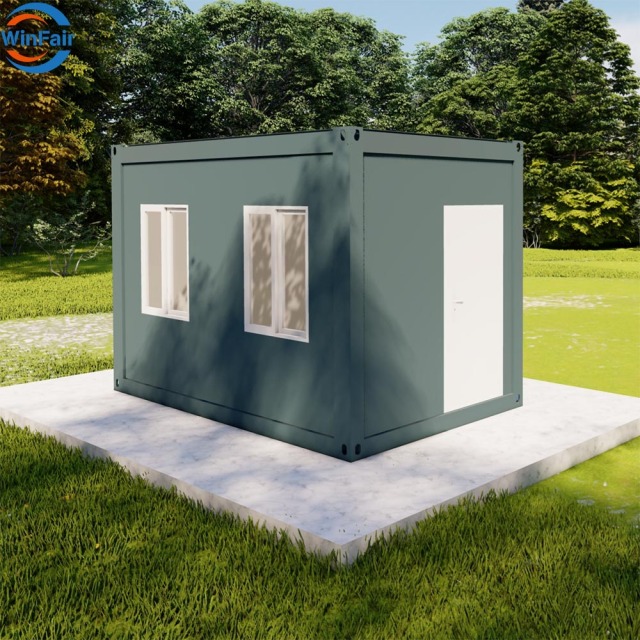 WinFair Ce Certified Low Cost Villa Container House Flat Pack Prefabricated Mobile Homes Luxury for Construction Site Dormitory
