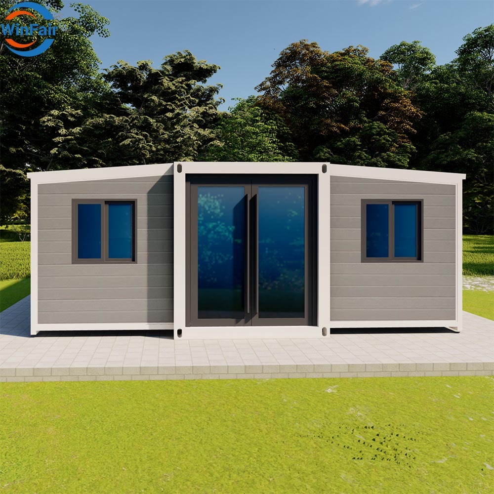 WinFair Luxury Mobile House 40Ft Expandable Modular Home Container House With Toilet for Field Research Camp/Mining Camp
