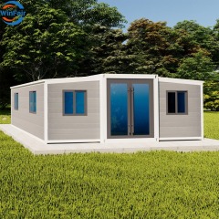 WinFair 20Ft Portable Prefabricated Sandwich Panel Expandable House Luxury Villas Foldable Container Home for Self-Built Villa