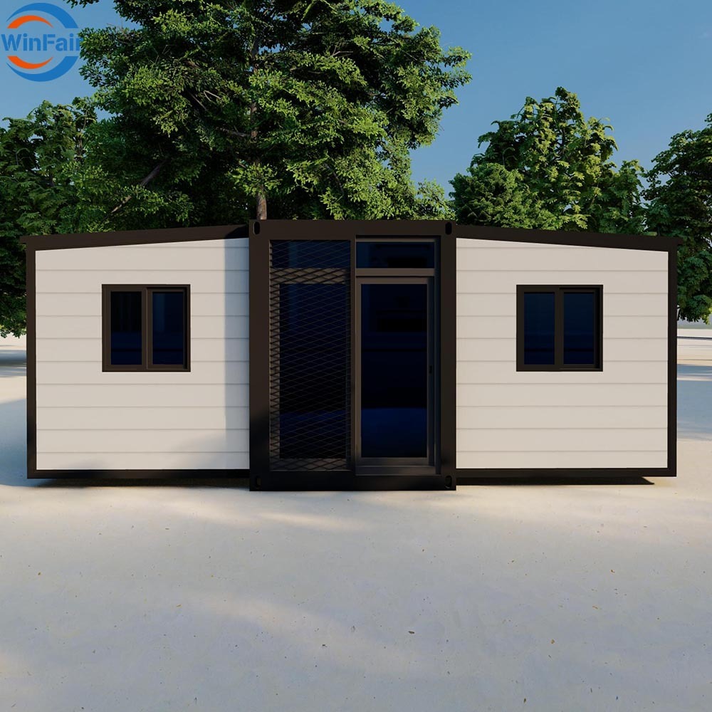 WinFair China Portable Foldable Modular Homes 2 Bedroom Prefab Container House Casas Prefrafricadas for Beachfront Bungalow