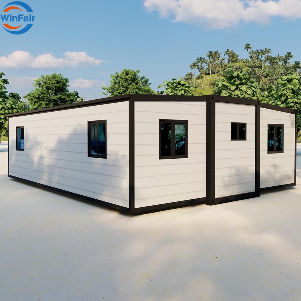 WinFair Low Cost Prefabricated Expandable 2 Bedroom Container Module Home House 30Ft With Bathroom and Kitchen for Granny Flat