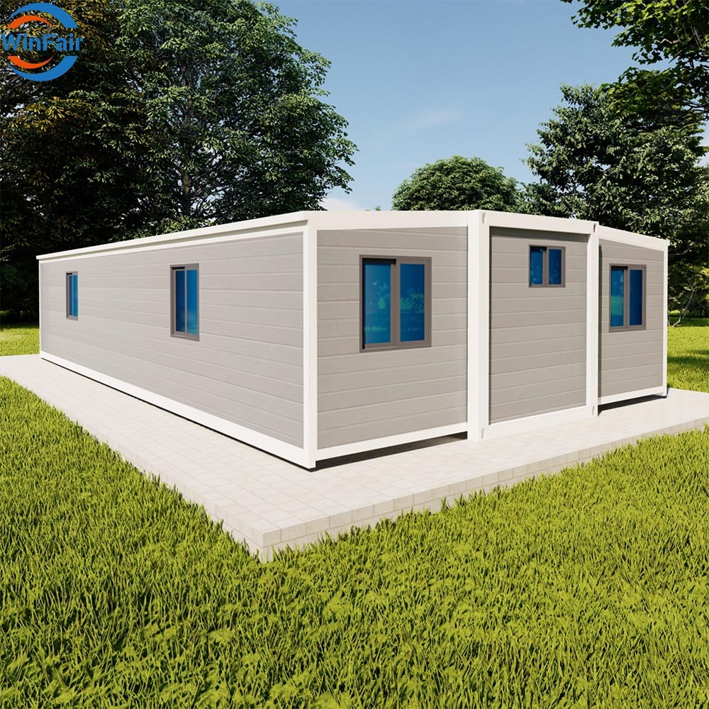 WinFair Luxury Low Cost Foldable Modular Prefab Expandable Container 40Ft House for Rural Villa/Farmhouse/Seaside Bungalow