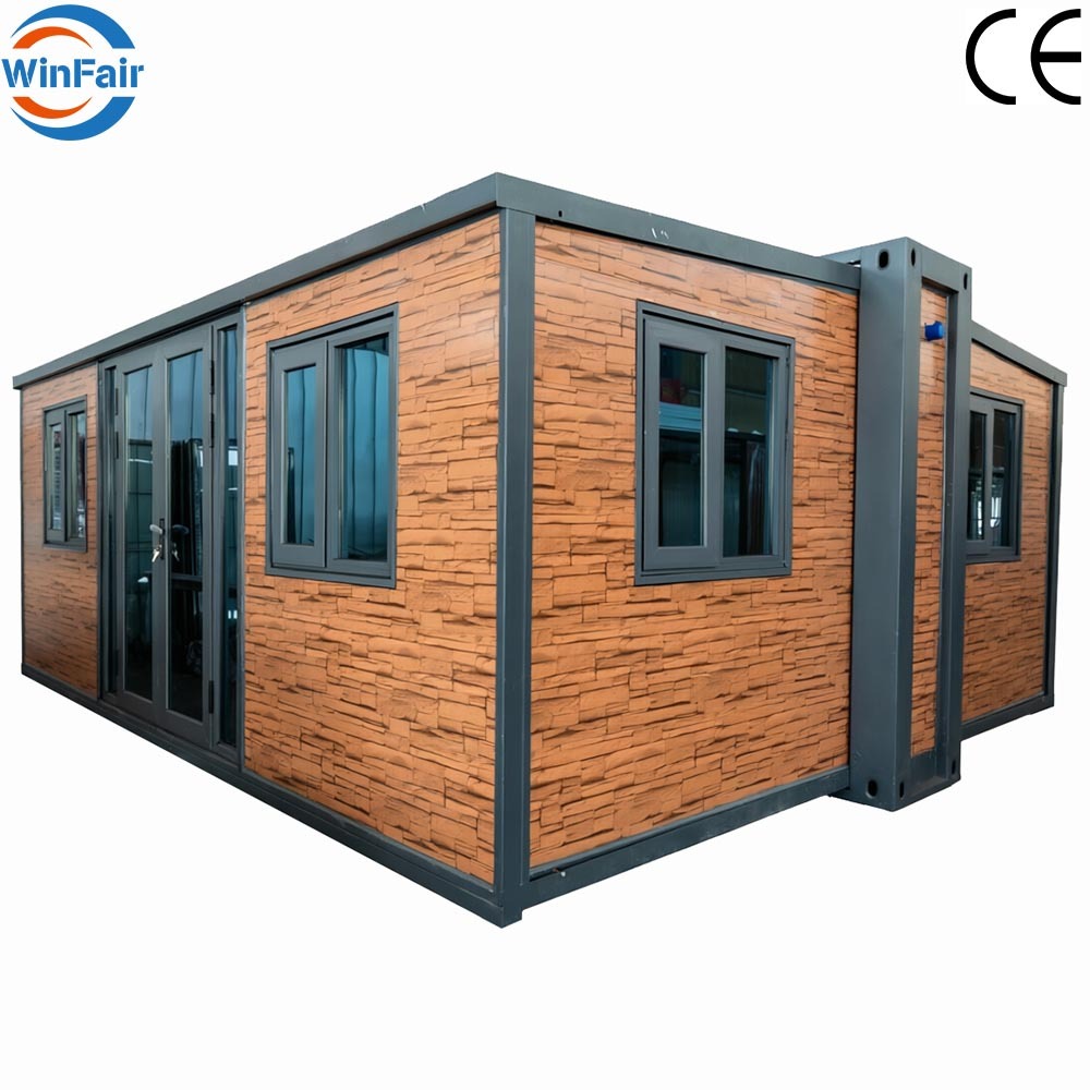 WinFair Wholesale Price Folding Container House Prefabricated Mobile Tiny Homes Houses Prefab Modular for Reception Center