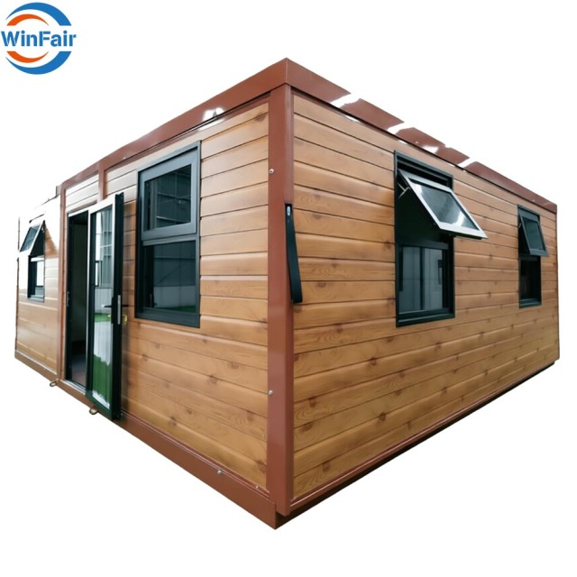 WinFair Good Price Folding Expandable Granny Flat Modular Houses Prefab Container House Luxury for Granny Flat / Guest House