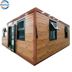WinFair Casas Prefabricadas 20Ft Expandable Prefab Container House Modular With Bathroom And Kitchen For  Resort Villa