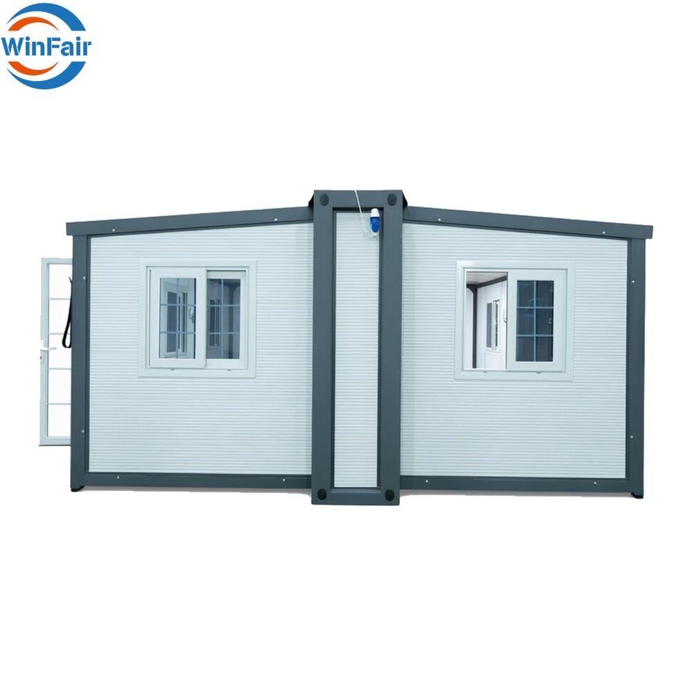WinFair Bangladesh Low Cost Prefab Expandable Folding Tiny House Prefabricated Homes Luxury for Sales Center / Showroom