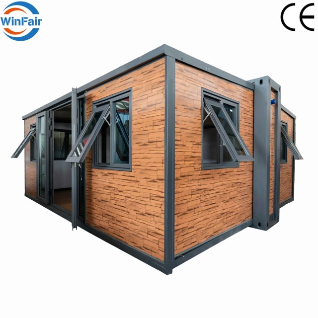 WinFair Portable Prefab Living Container Module Tiny Home House Modular Prefabricated for Rural Villa/Farmhouse/Seaside Bungalow