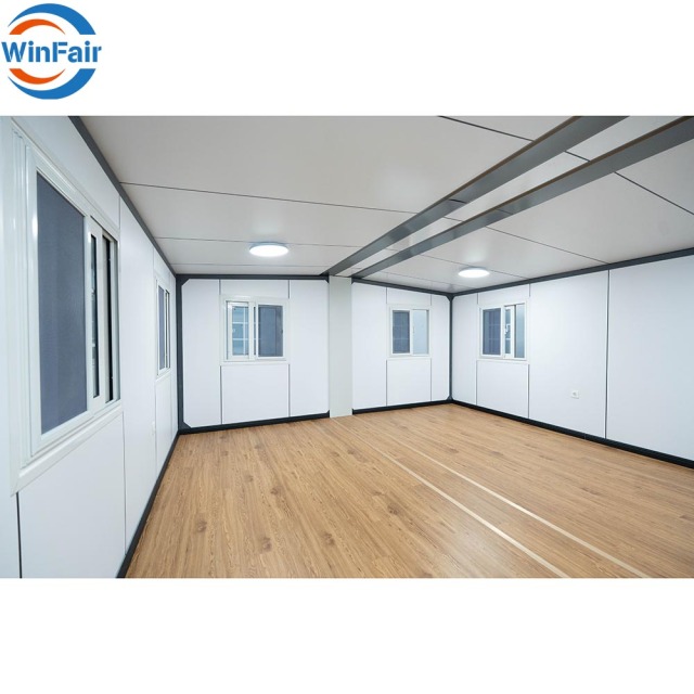 WinFair Bangladesh Low Cost Prefab Expandable Folding Tiny House Prefabricated Homes Luxury for Sales Center / Showroom