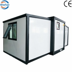 WinFair Prefab One Bedroom Expandable Container Glass House 10 Ft for Vacation Rental / Backyard Studio / Senior Living