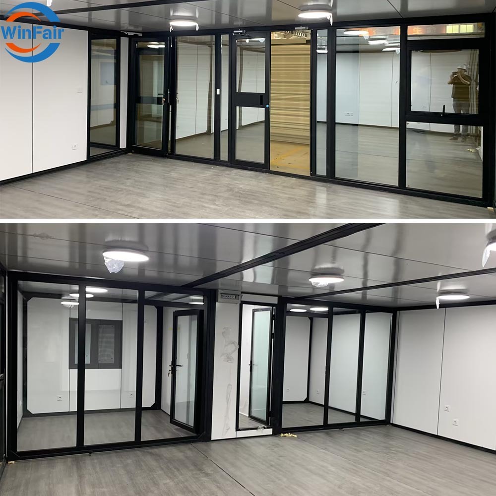 WinFair Ce Certified Modular Mobile 40 Foot Container House Prefabricated Homes Casas Prefrafricadas for Office/Backyard Studio