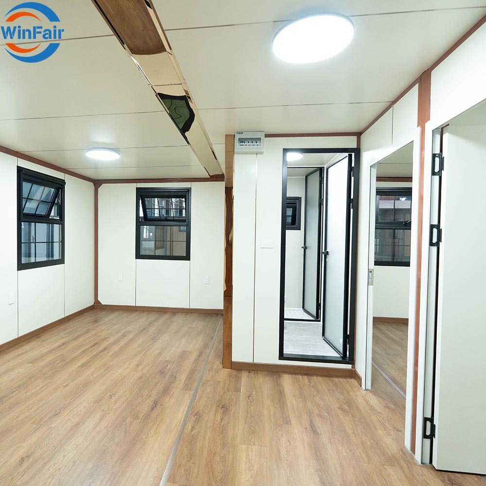 WinFair Casas Prefabricadas 20Ft Expandable Prefab Container House Modular With Bathroom And Kitchen For  Resort Villa