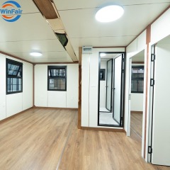 WinFair Casas Prefabricadas 20Ft Expandable Prefab Container House Modular With Bathroom And Kitchen For  Resort Villa