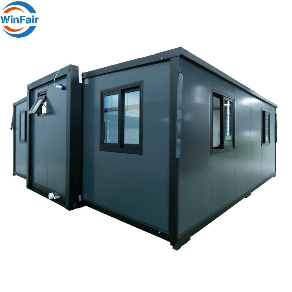 WinFair Venezuela Low-Cost Prefabricated Modular 20 Ft Container Homes Houses Villas With Customized Color for Backyard Studio