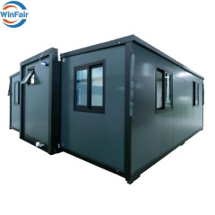 WinFair Venezuela Low-Cost Prefabricated Modular 20 Ft Container Homes Houses Villas With Customized Color for Backyard Studio