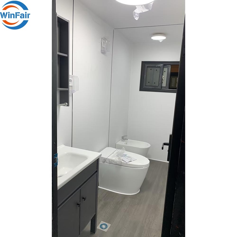 WinFair Low Price Portable 40 Ft Expandable Foldable Modular Homes Prefab Container Houses for Backyard Studio / Mobile Library