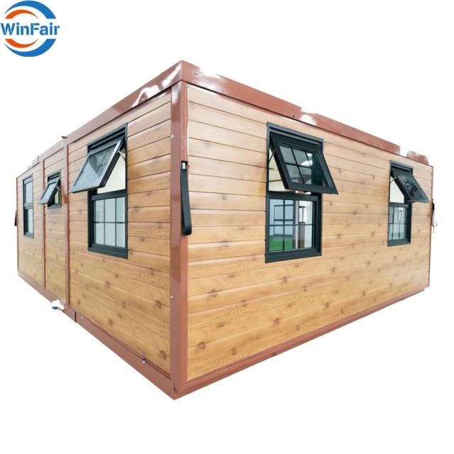 WinFair Good Price Folding Expandable Granny Flat Modular Houses Prefab Container House Luxury for Granny Flat / Guest House