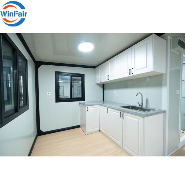 WinFair China Portable Folding Modern Beach Container House Prefabricated Homes for Luxury Resort Villa / Field Research Camp