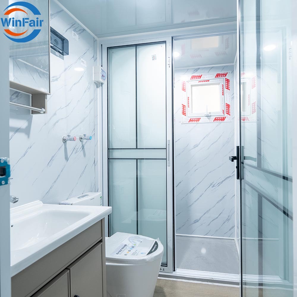 WinFair Prefabricated Ready Container Houses Ready to Live 2 Bedroom Villa Bulgaria for Retirement Home / Senior Living