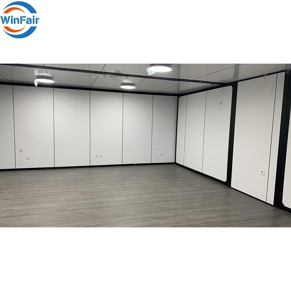 WinFair 40Ft Expandable Folding Mobile Prefab Container Home House for Garden Office / Backyard Studio / Creative Space