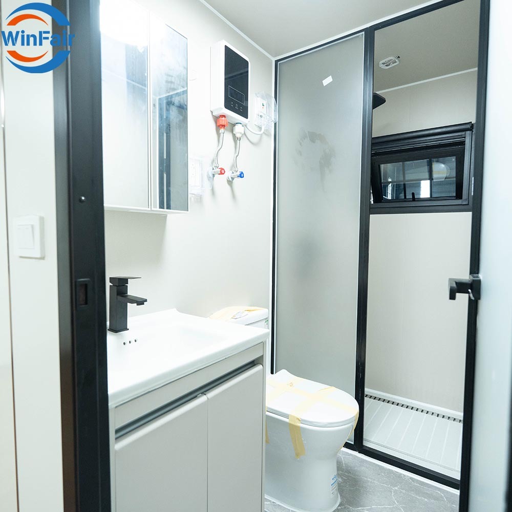 WinFair Luxury Prefabricated Folding Tiny House Modular Container Module Home With Kitchen and Bathroom for Homestay / Hotel