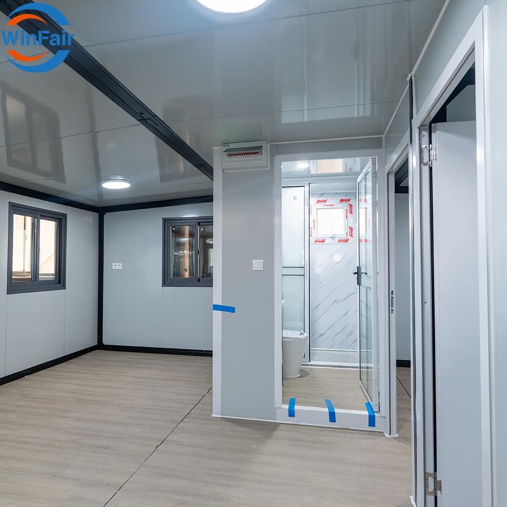 WinFair Portable Homes 2 Bedroom 20 Ft Prefab Container House Low Cost Made in China for Rural Villa/Farmhouse/Eco-Lodge