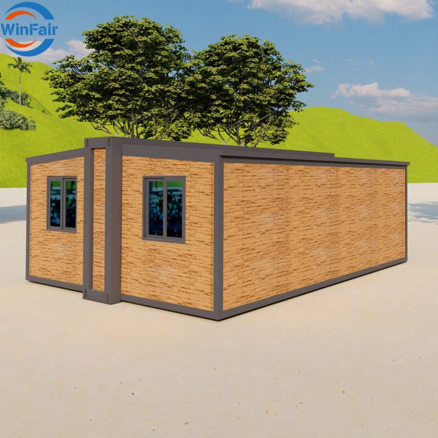 WinFair Wholesale Price Folding Container House Prefabricated Mobile Tiny Homes Houses Prefab Modular for Reception Center