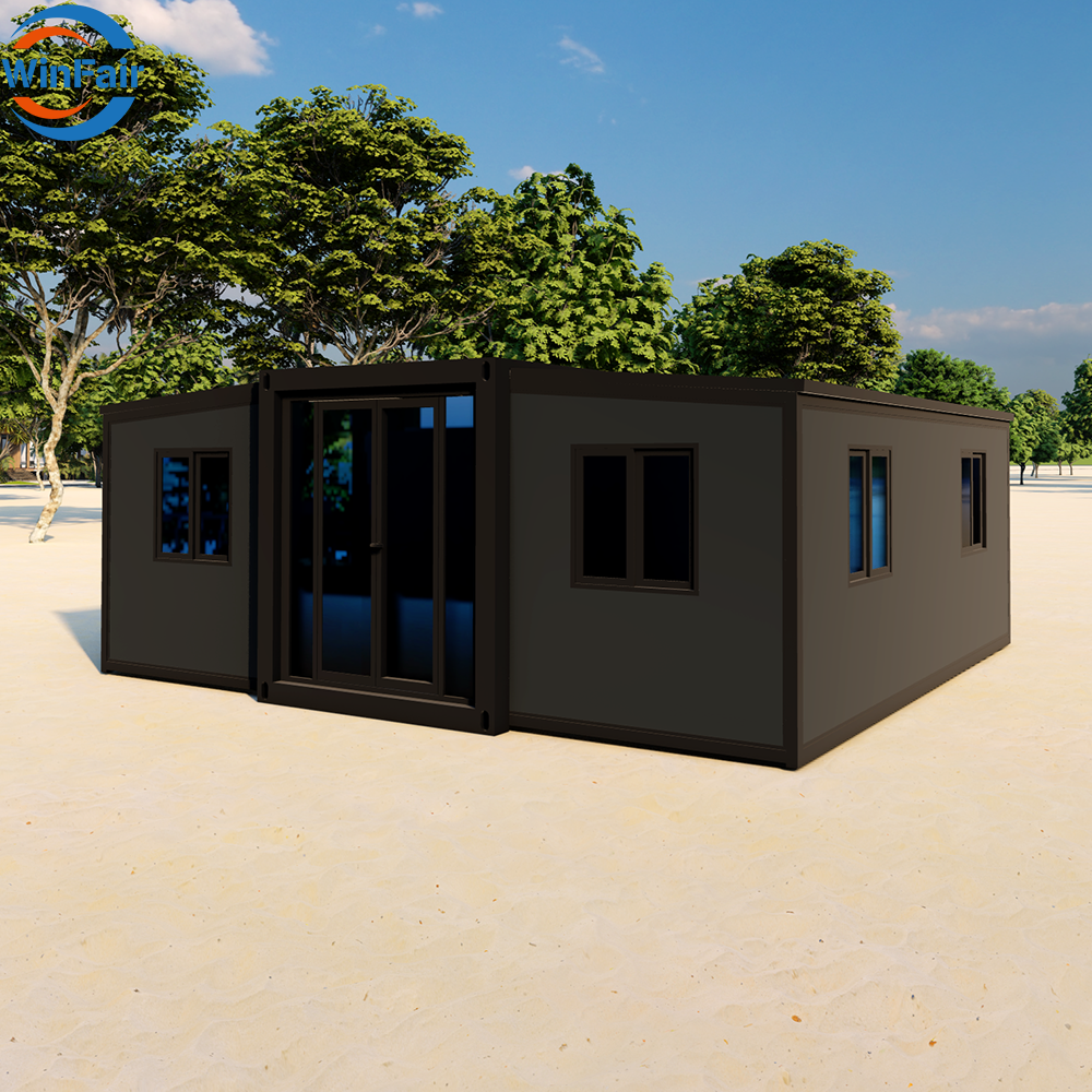 WinFair China Portable Folding Modern Beach Container House Prefabricated Homes for Luxury Resort Villa / Field Research Camp