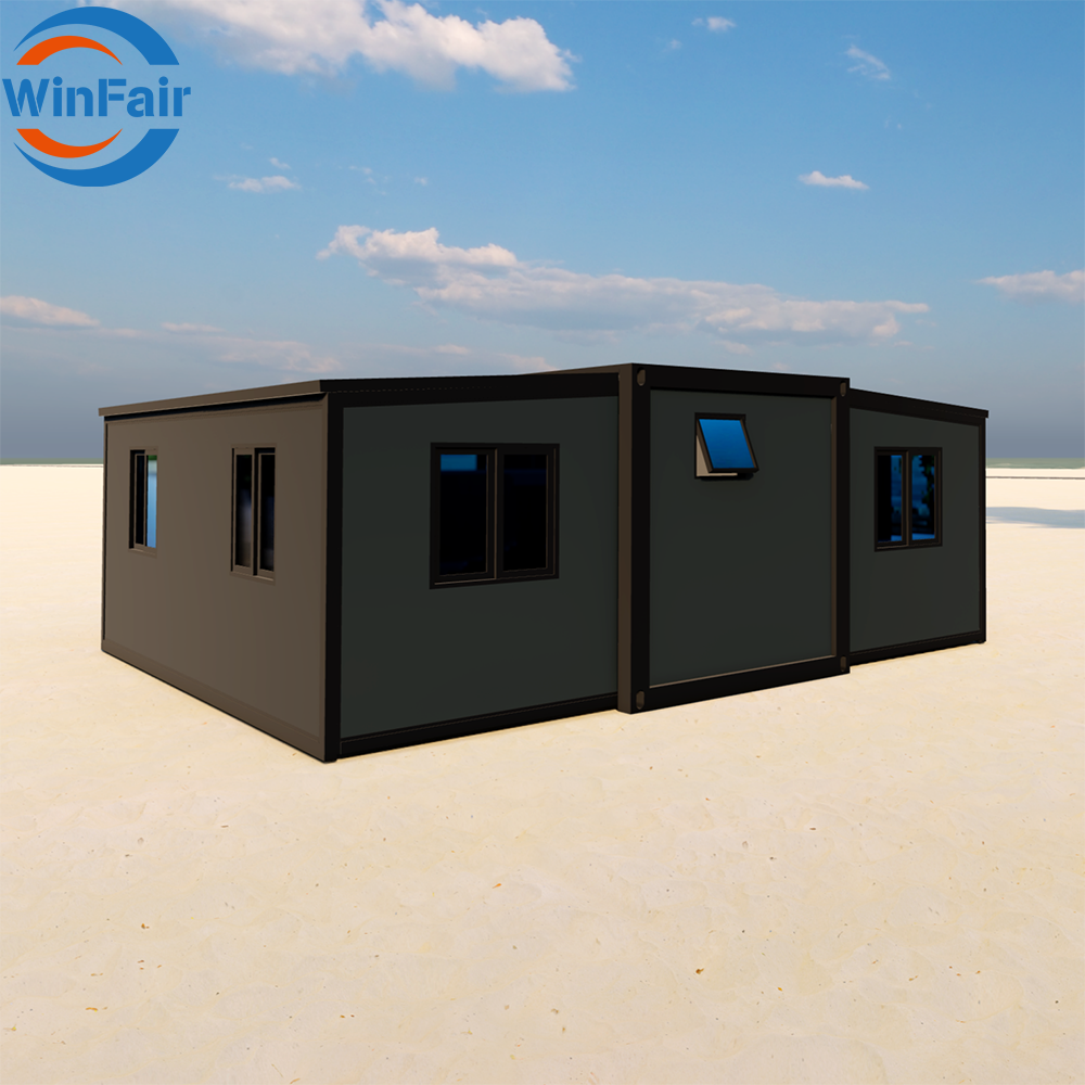 WinFair China Portable Folding Modern Beach Container House Prefabricated Homes for Luxury Resort Villa / Field Research Camp