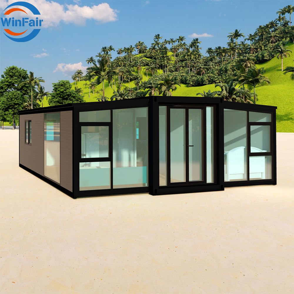 WinFair Portable Homes 2 Bedroom 20 Ft Prefab Container House Low Cost Made in China for Rural Villa/Farmhouse/Eco-Lodge