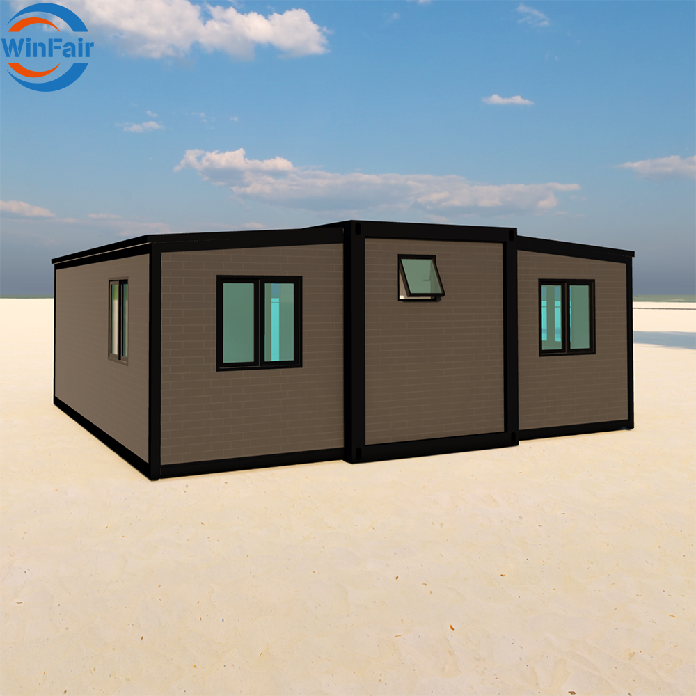 WinFair Competitive Price Luxury Portable Prefabricated Container House 20Ft Villa Pakistan for Seaside Bungalow/Beach House