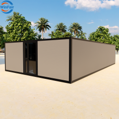 WinFair Low Price Portable 40 Ft Expandable Foldable Modular Homes Prefab Container Houses for Backyard Studio / Mobile Library